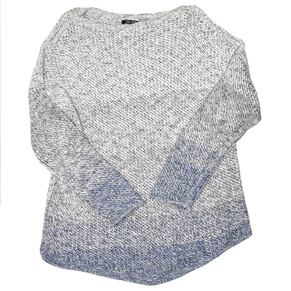 NIC+ZOE Sweaters - Nic + Zoe Ombré Open Knit 3/4 Sleeve Sweater XL